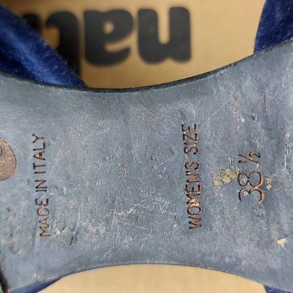 Authentic Roger Vivier Blue Crystal Embellished Flats 38.5 - Picture 11 of 16